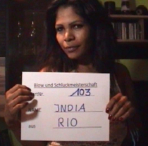 India unsere naechste geile Blow- Kandidatin